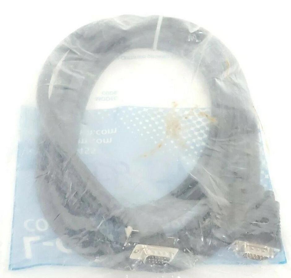 Used NEW L-COM CTL3VGAMM-10BR VIDEO CABLE 15 PIN 10' BLACK CTL3VGAMM10BR
