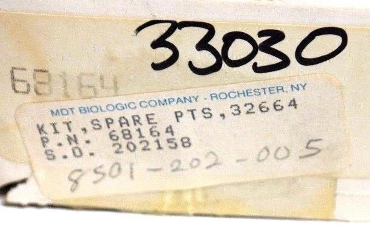 Used NEW MDT BIOLOGIC COMPANY 68164 REPLACEMENT KIT 32664, 8501-202-005