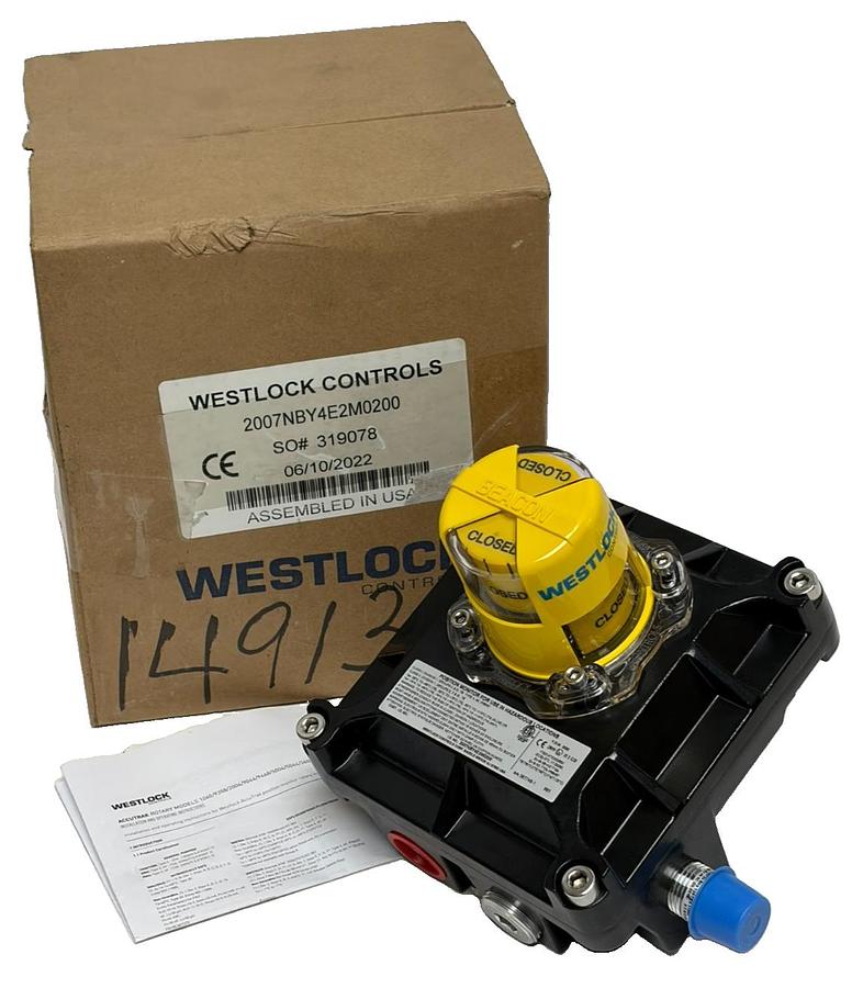 Used Westlock 2007NBY4E2M0200 Accutrak Valve Position Monitor Switch Box New
