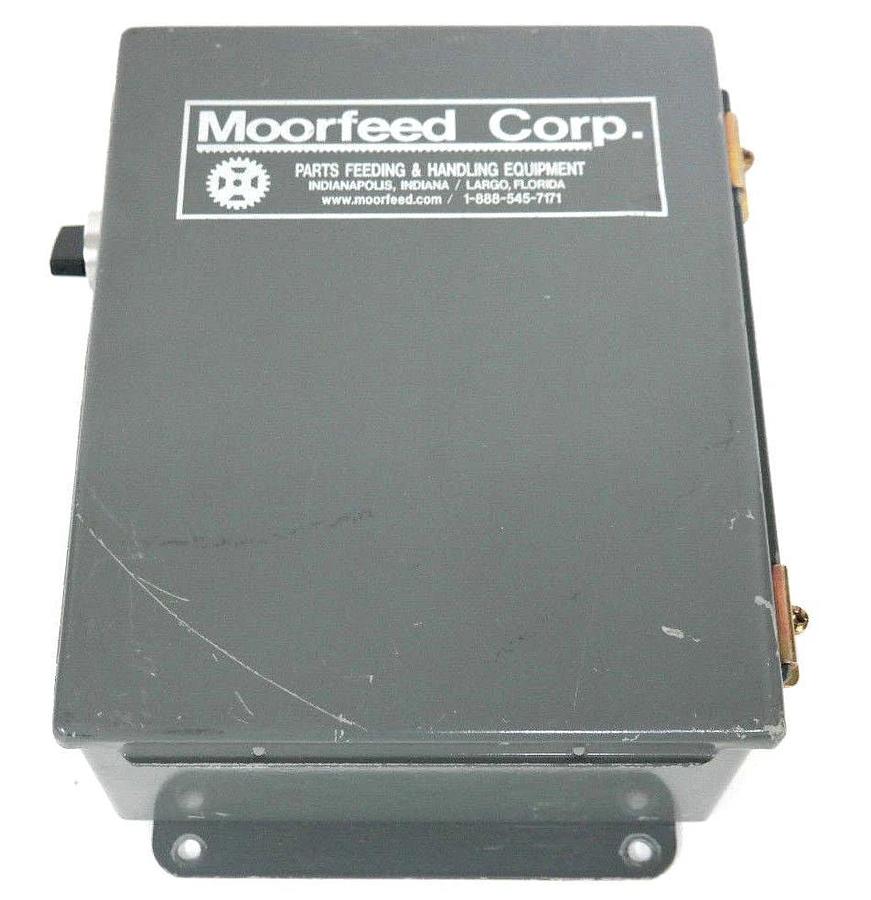 Used MOORFEED CORP. 441026 CONTROL PANEL A-1008CH ENCLOSURE