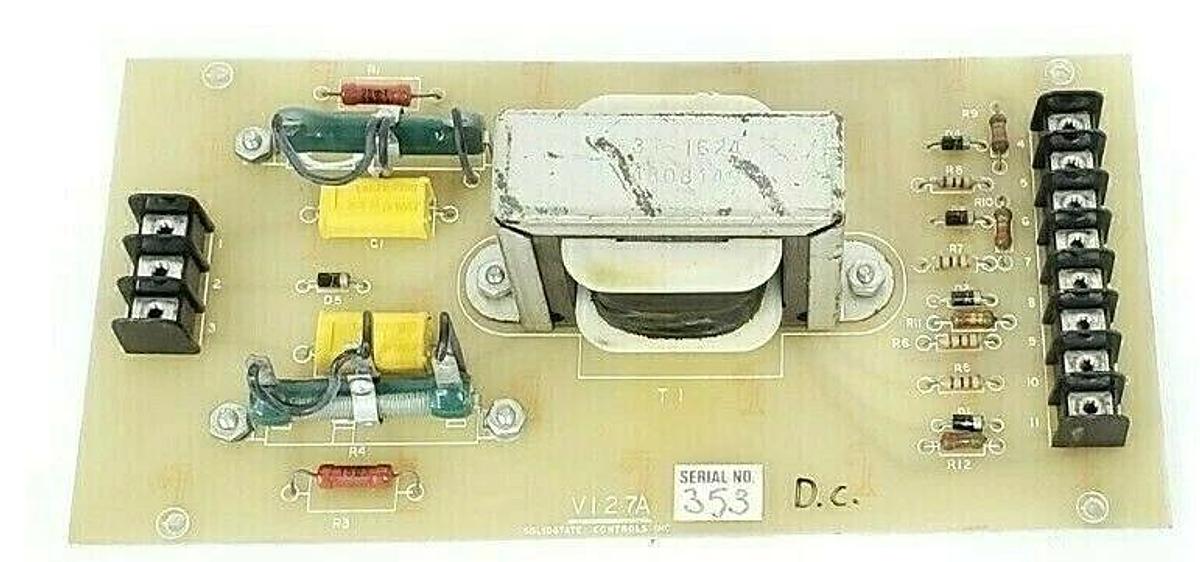 Used SOLIDSTATE CONTROLS INC. VI27A BOARD V127A