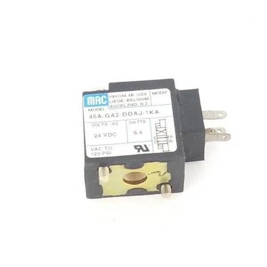 Used MAC 45A-GA2-DDAJ-1KA SOLENOID VALVE COIL 24VDC 5.4W, 45AGA2DDAJ1KA