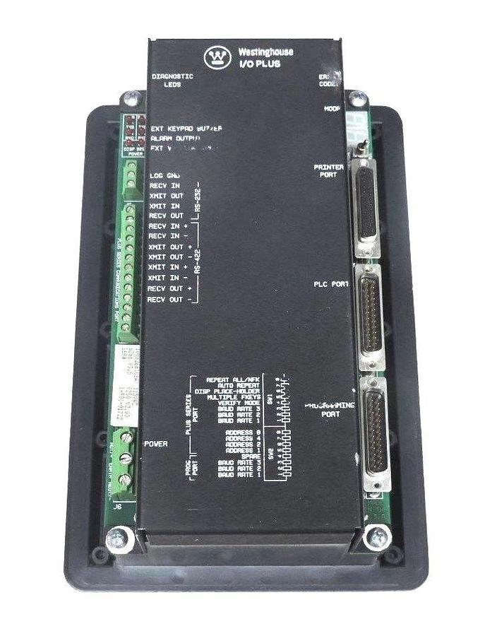 Refurbished REPAIRED WESTINGHOUSE 1006266101A I/O PLUS OPERATOR PANEL 6266 V3.5, 115VAC