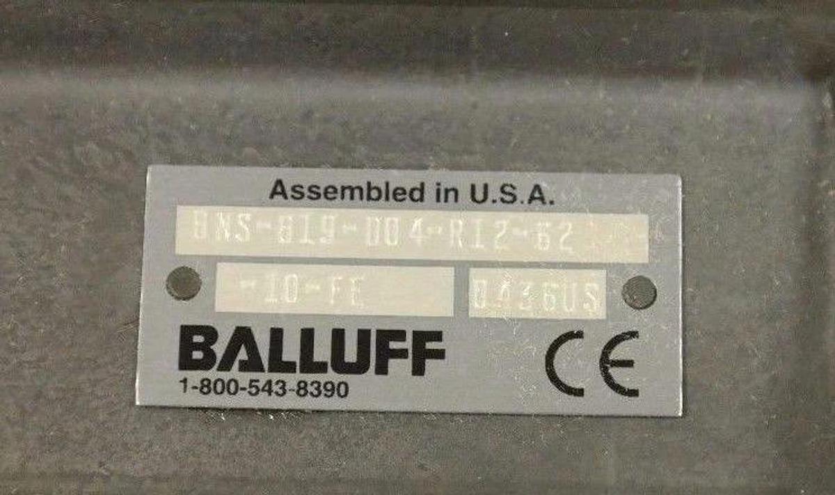 Used NIB BALLUFF BNS 819-D04-R12-62-10-FE SWITCH BNS01KK 130637 BNS819D04R126210FE