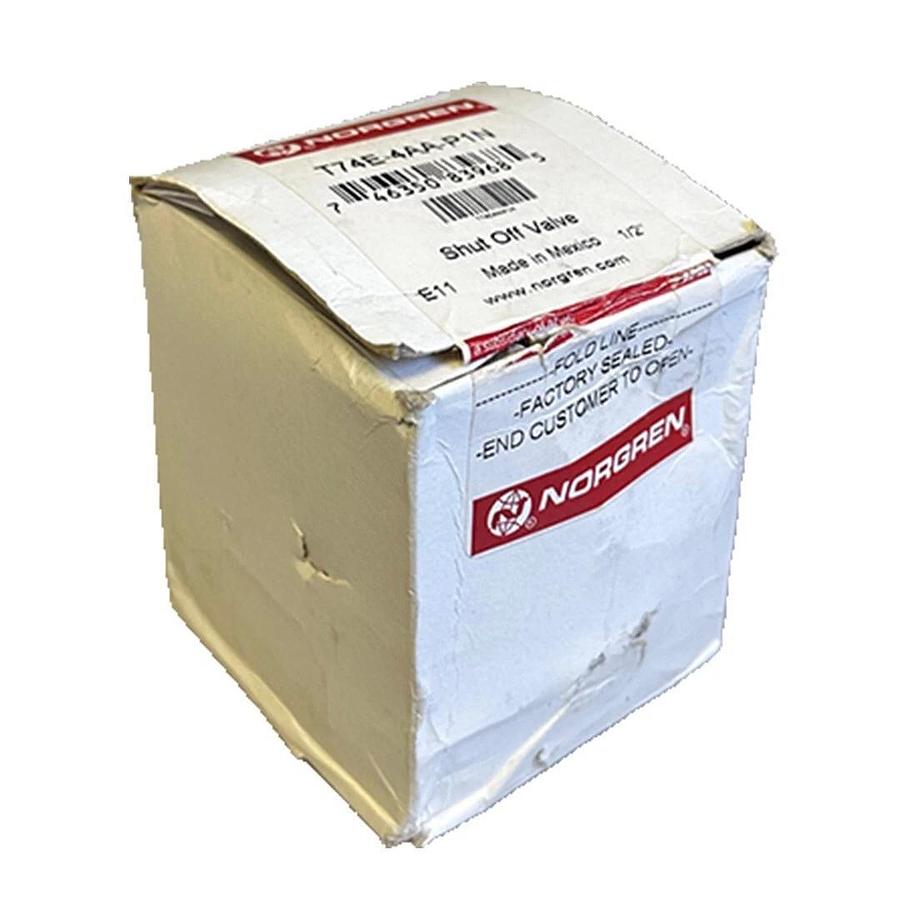 Used NEW SEALED IMI NORGREN T74E-4AA-P1N / T74E4AAP1N 1/2'' NPT SHUT-OFF VALVE E11