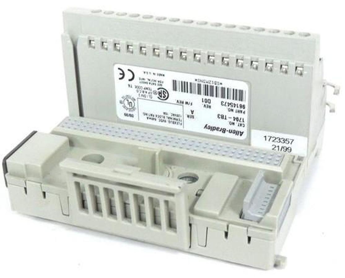 Used ALLEN BRADLEY 1794-TB3 TERMINAL BASE 1794TB3 SER. A REV. D01 P/N: 96145473