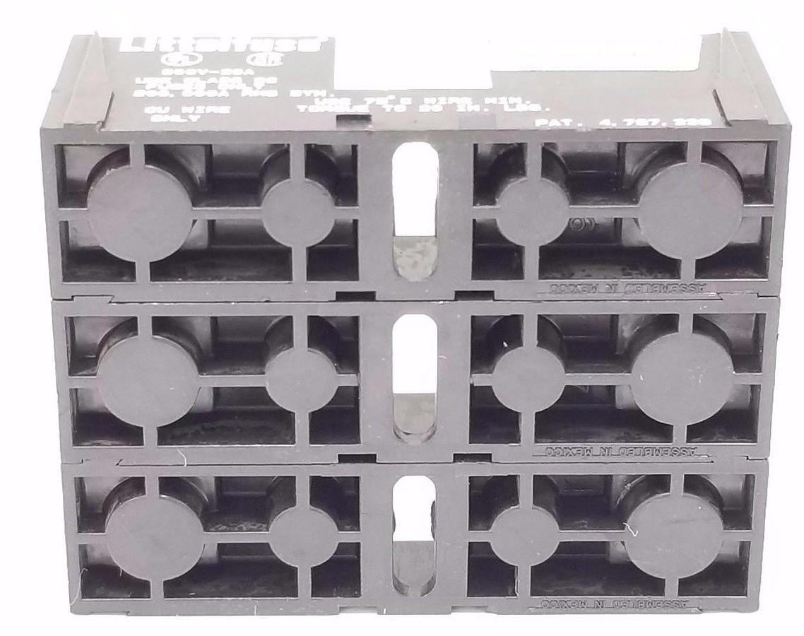 Used LITTELFUSE BL60030C FUSE HOLDER 600V-30A
