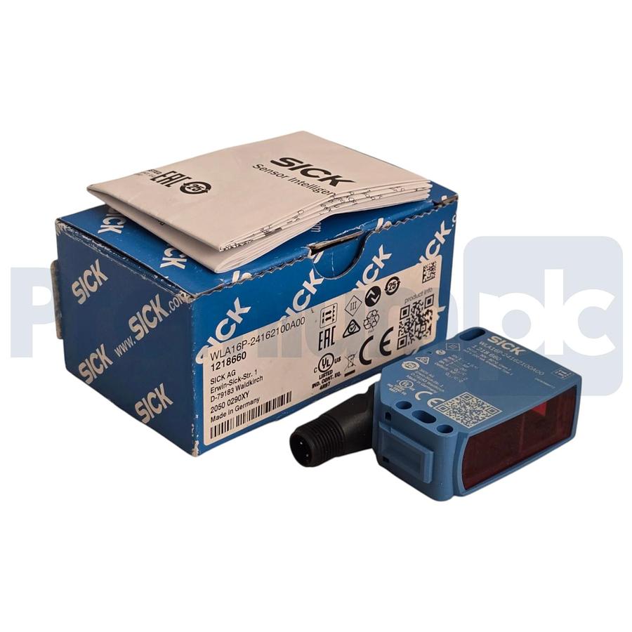 Sick WLA16P-24162100A00 Photoelectric Retroreflective Sensor M12 1218660 NSMP