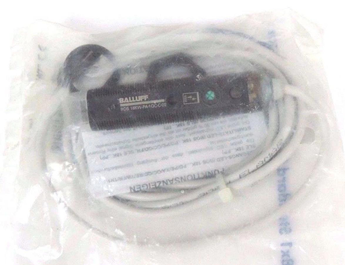 Used NEW BALLUFF BOS 18KW-PA-1QC-C-02 SENSOR BOS18KWPA1QCC02 NR. 126860