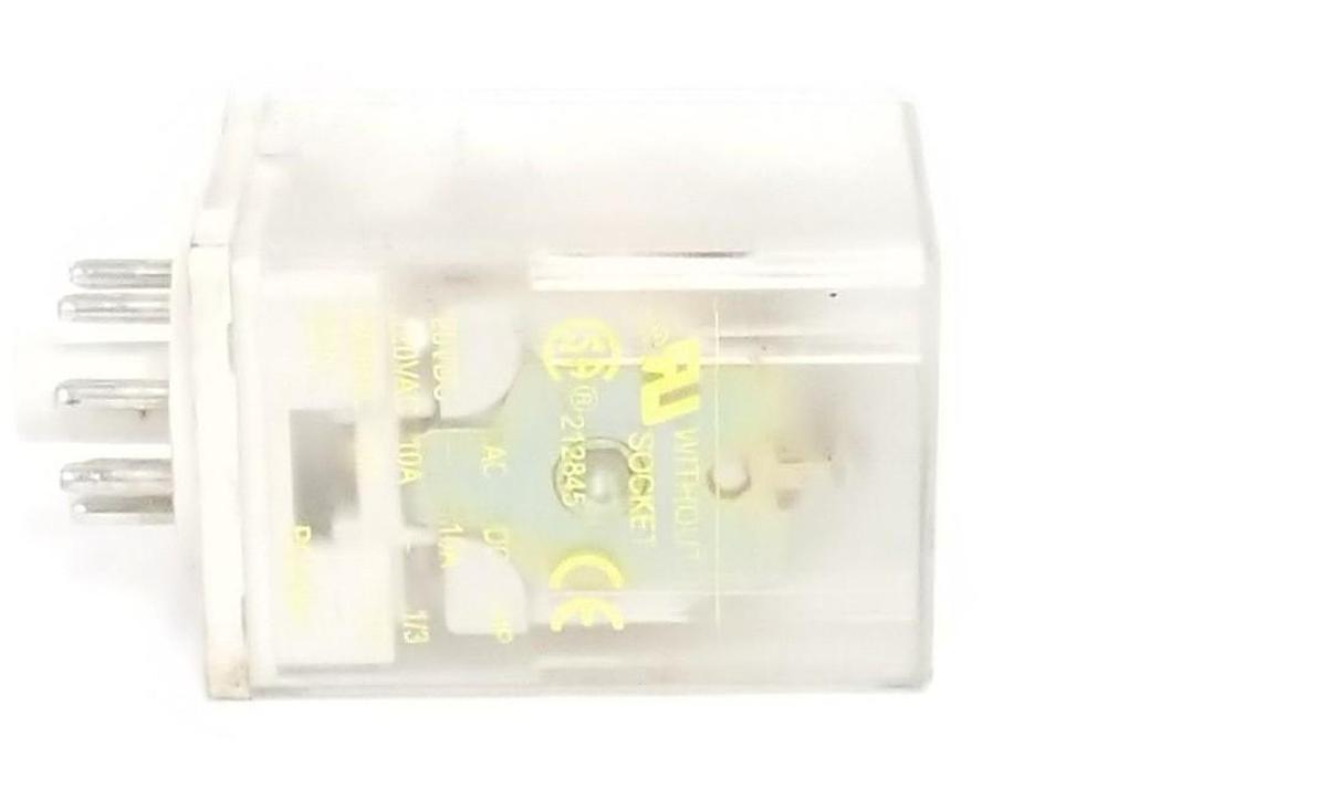 Used SQUARE D 8501KP012V53 RELAY SER. E 24VDC DPDT, 8501-KP012V53