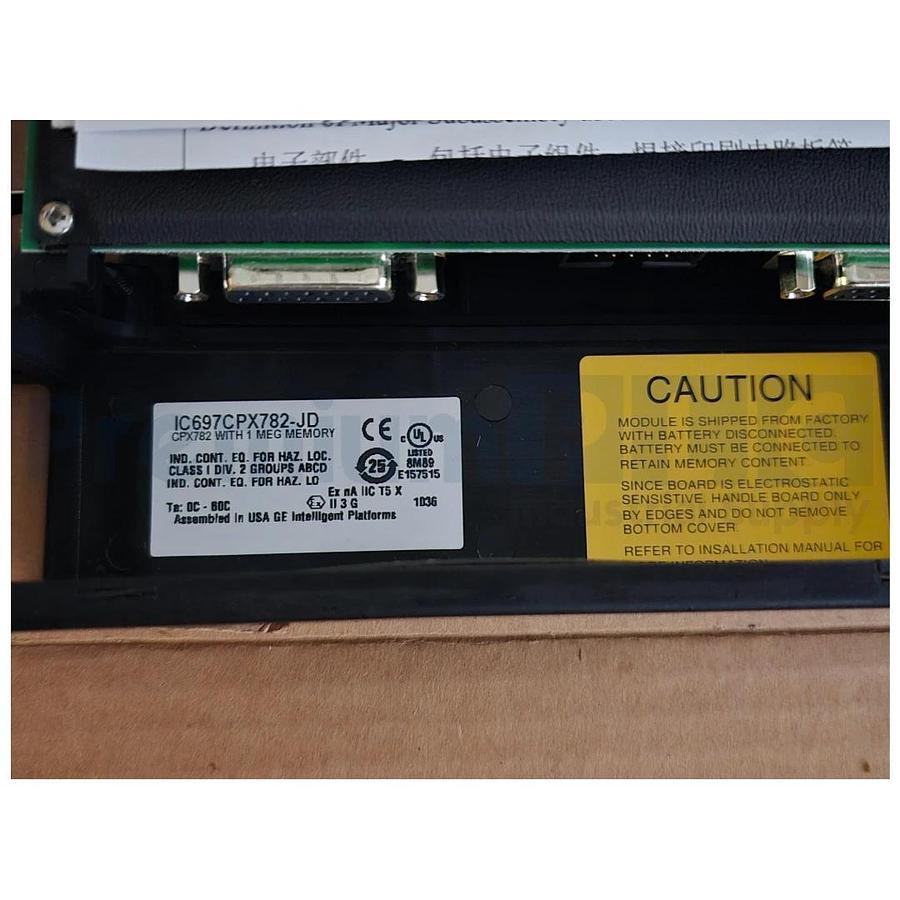 GE Fanuc IC697CPX782  | IC697CPX782-JD 90-70 CPX782 CPU Module 1MB RAM NSMP