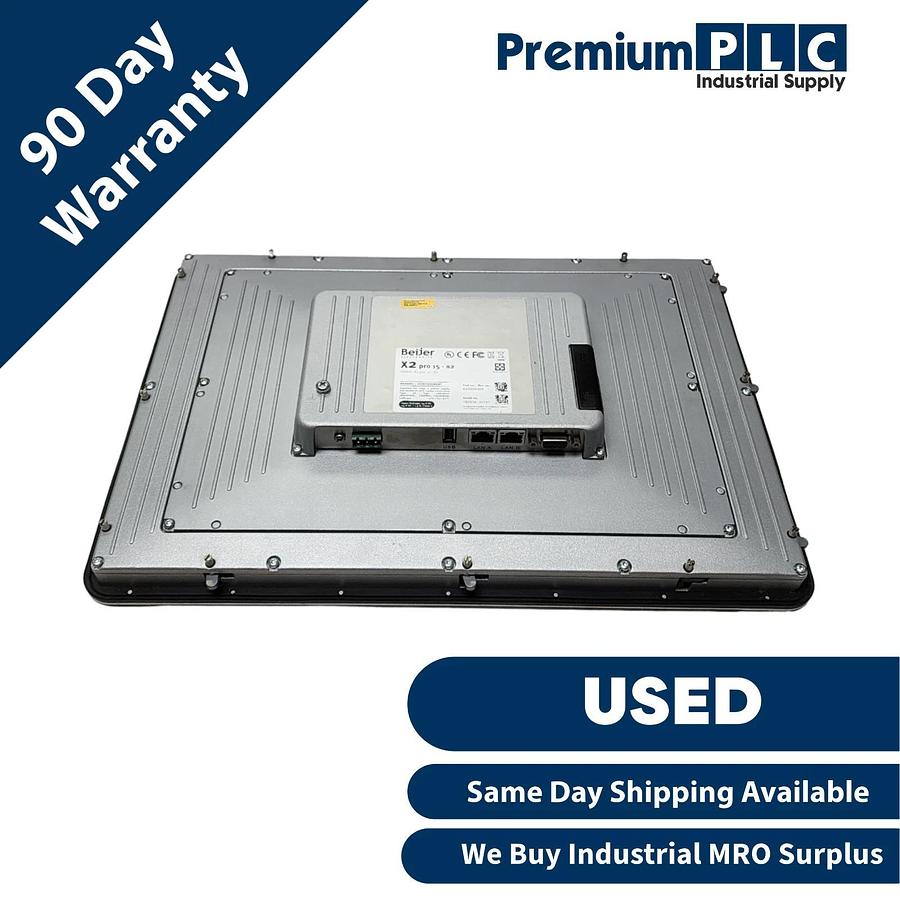 Refurbished BEIJER ELECTRONICS 640000305 X2 PRO 15-B2 MACHINE INTERFACE OPERATOR HMI PANEL