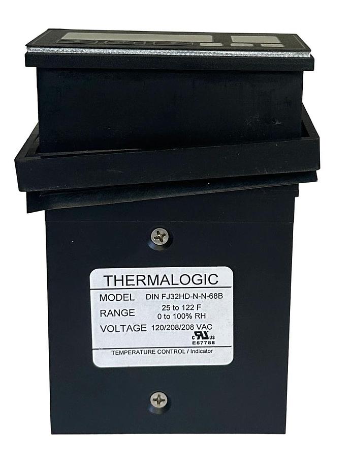 NEW THERMALOGIC DIN FJ32HD-N-N-68B / DINFJ32HDNN68B TEMPERATURE CONTROL 120/208V