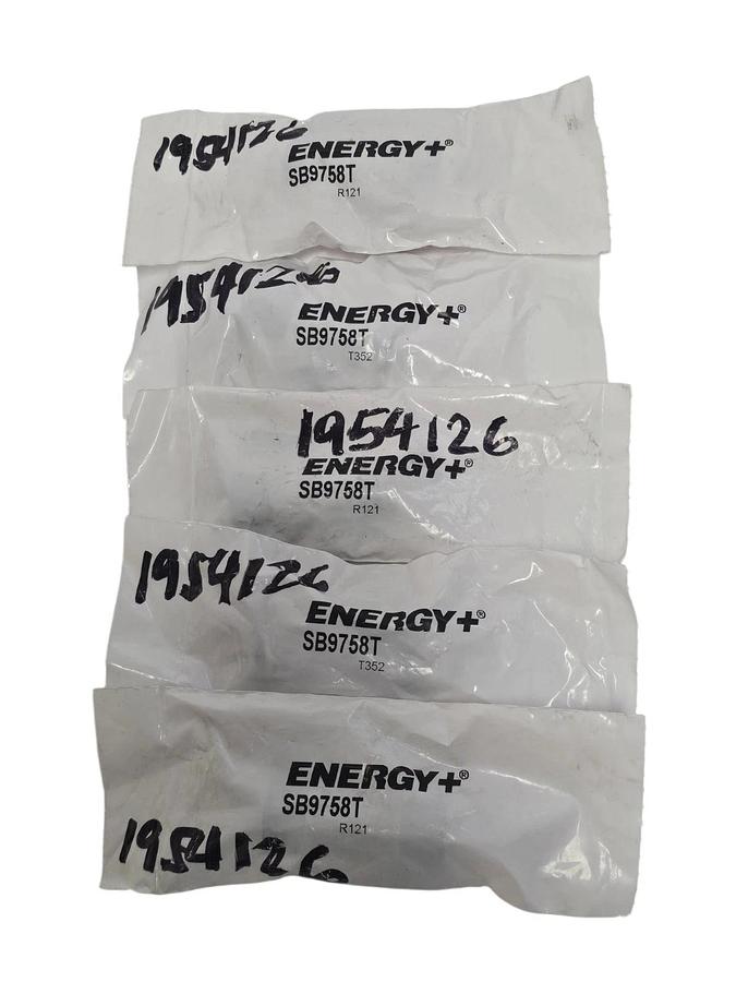 Used LOT OF 5 NEW ENERGY+ SB9758T BATTERIES 3.0V 2500mAHr 1771-XYC