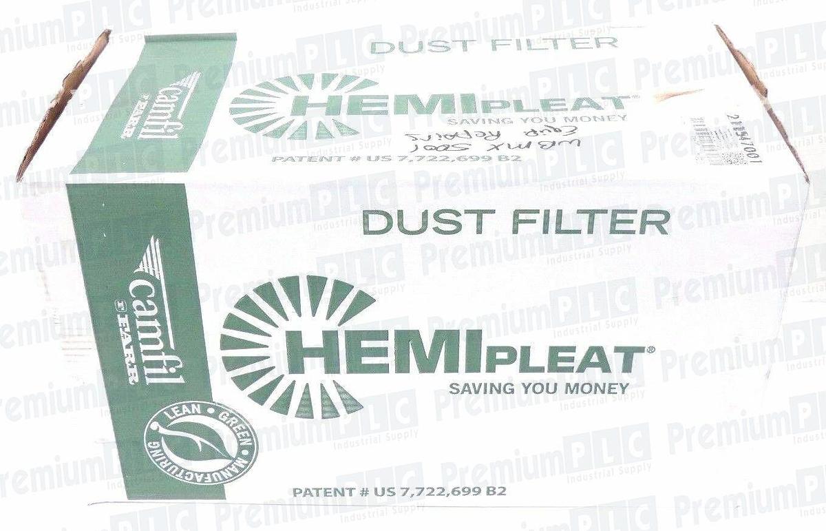 Used NIB HEMIPLEAT CAMFIL FARR 211547001 DUST FILTER 27" LENGTH 12-3/4" WIDTH