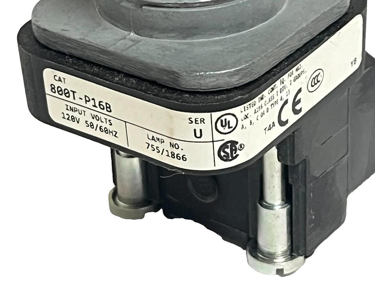 Allen-Bradley 800T-P16B Blue Pilot Light + PN-184860 Hardware Accessory Kit NSNP