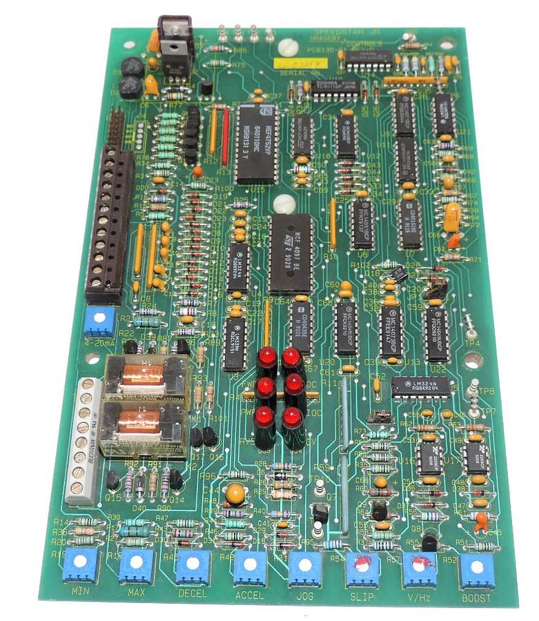 Used SPEEDSTAR JR GRASEBY CONTROLS PCB135-01 PC BOARD ASSEMBLY REV. D