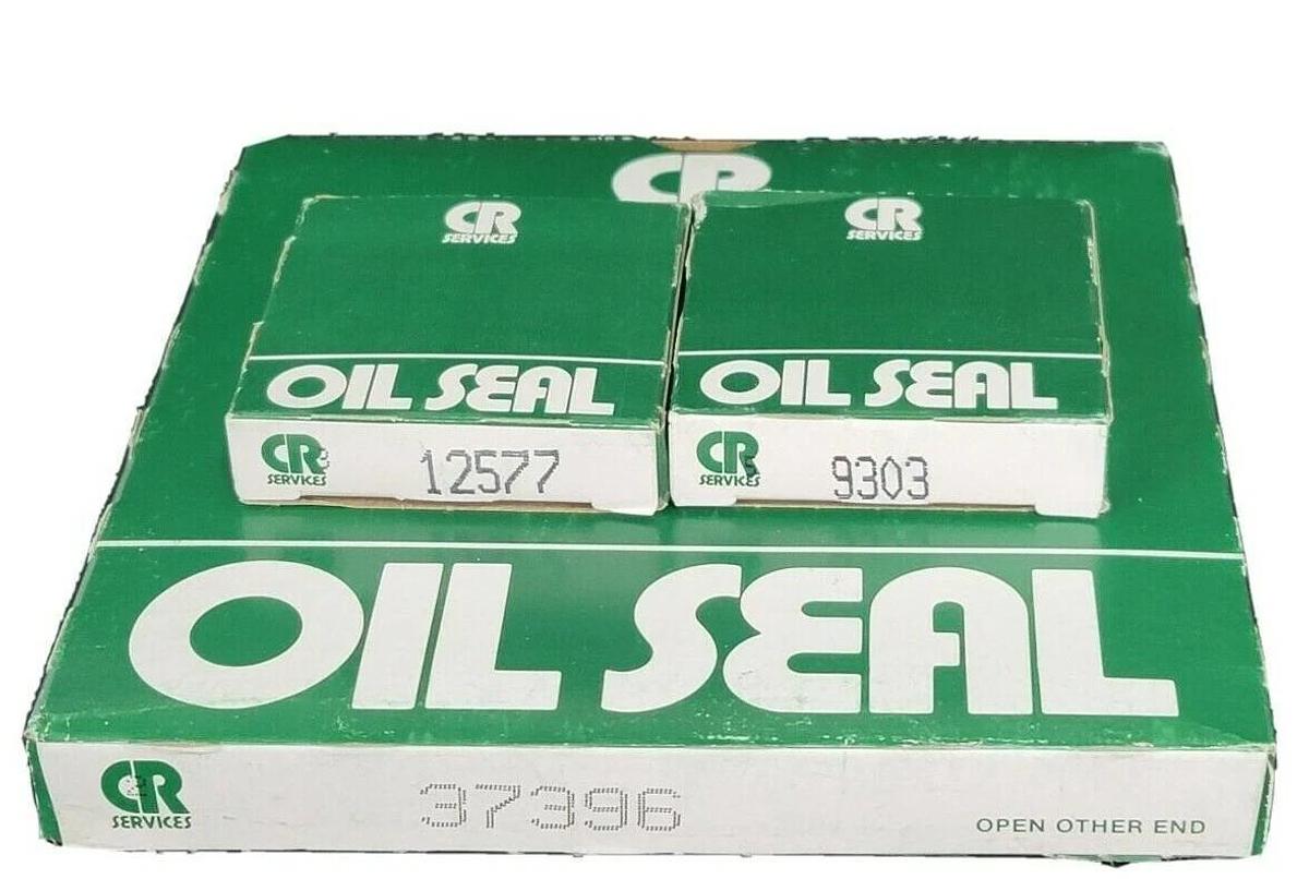 Used LOT OF 3 NIB CHICAGO RAWHIDE OIL SEALS 9303, 12577, 37396