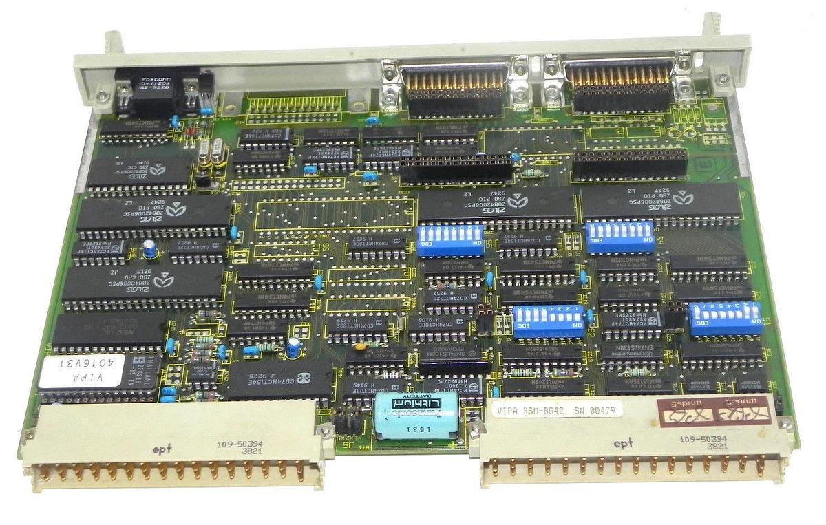 Used SIEMENS VIPA SSM-BG42 INTERFACE BASIC MODULE FOR 2 PLUG-IN-MODULE