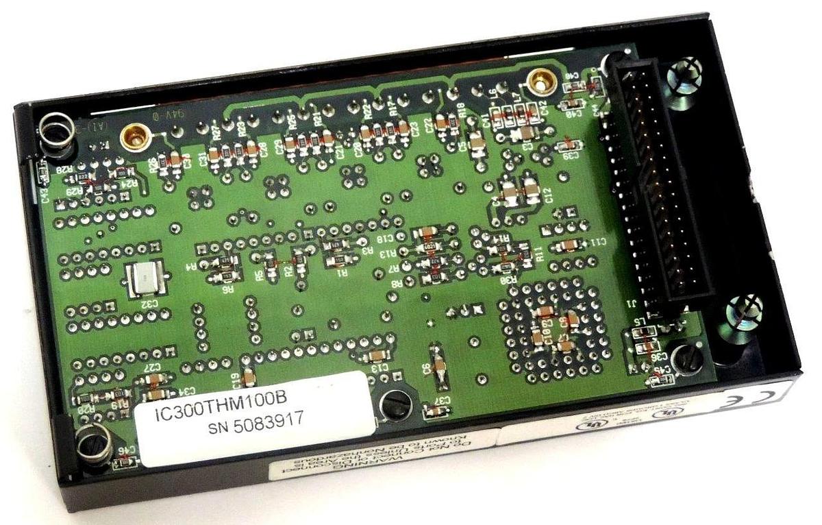 Used GE FANUC IC300THM100B ANALOG INPUT MODULE IC300THM100