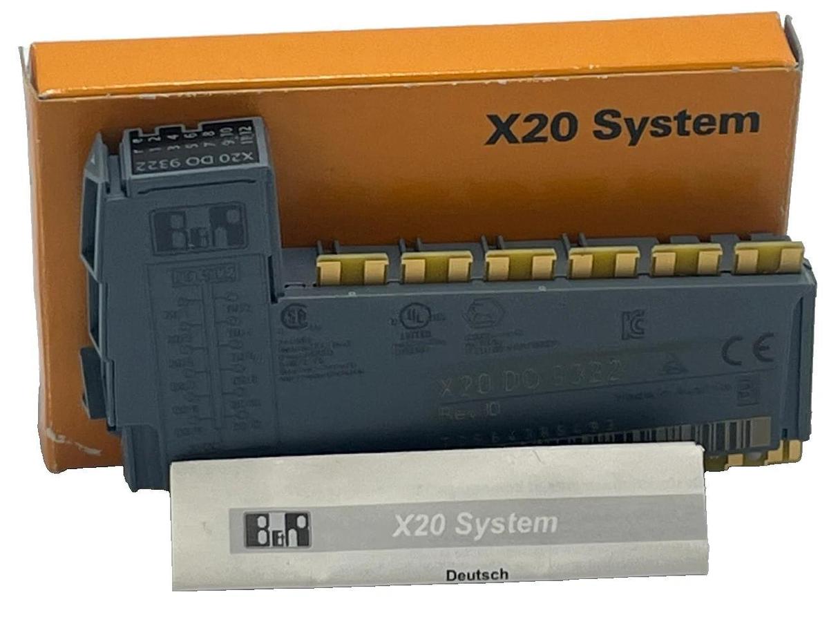 B&R X20DO9322 Digital Output Module 12-Channel 24VDC 0.5A Source X20 System