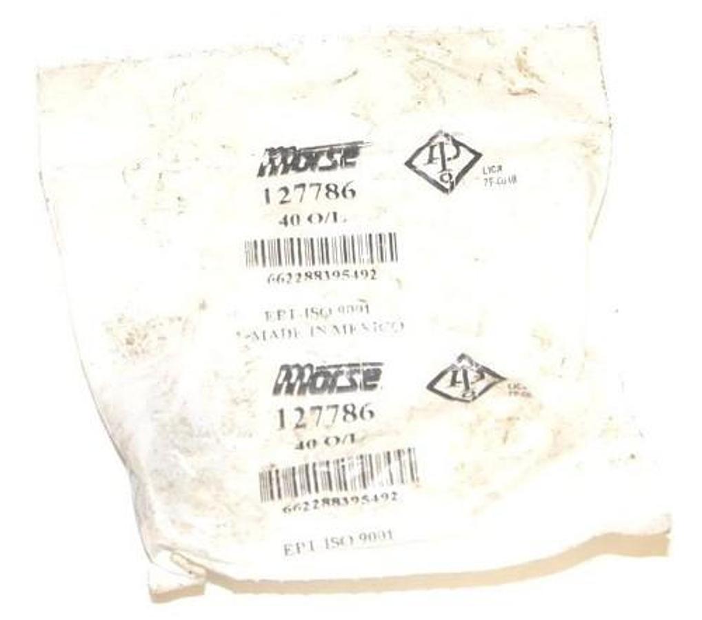 LOT OF 9 NEW MORSE 127786 RIVETED ROLLER CHAIN LINKS, 40 O/L, 40OL