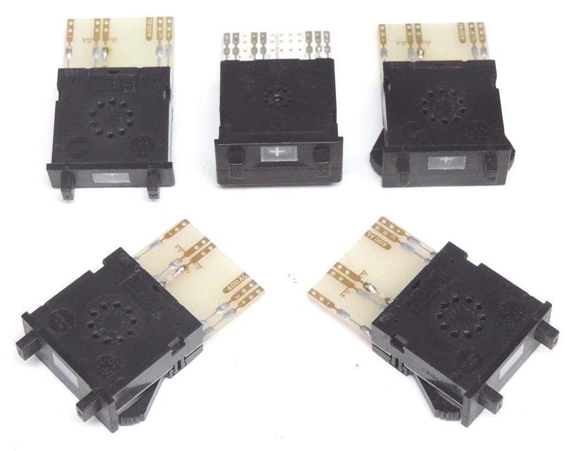 LOT OF 5 HARTMANN SG-A1032 PUSH THUMB WHEEL SWITCH, PLUS AND MINUS SGA1032