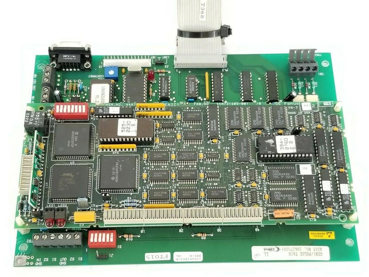 Used BOSTON FINCOR 106275201-C REV. C GENI / PULSE TACH  106261803-B 44A731604