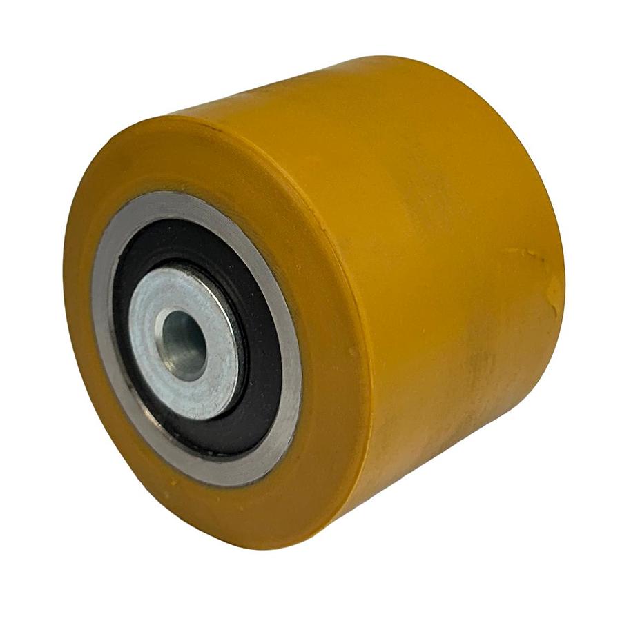 Used HYSTER PREMIER 800135100 / HY800135100 OEM POLY WHEEL ASSEMBLY FOR FORKLIFT NSMP