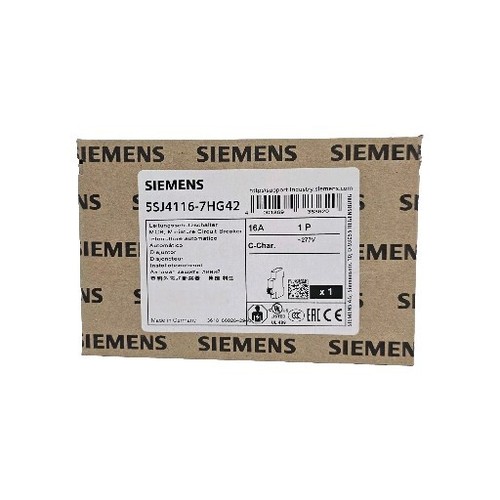 NIB SIEMENS 5SJ4116-7HG42 MINIATURE CIRCUIT BREAKER 5SJ41167HG42 16A 1P