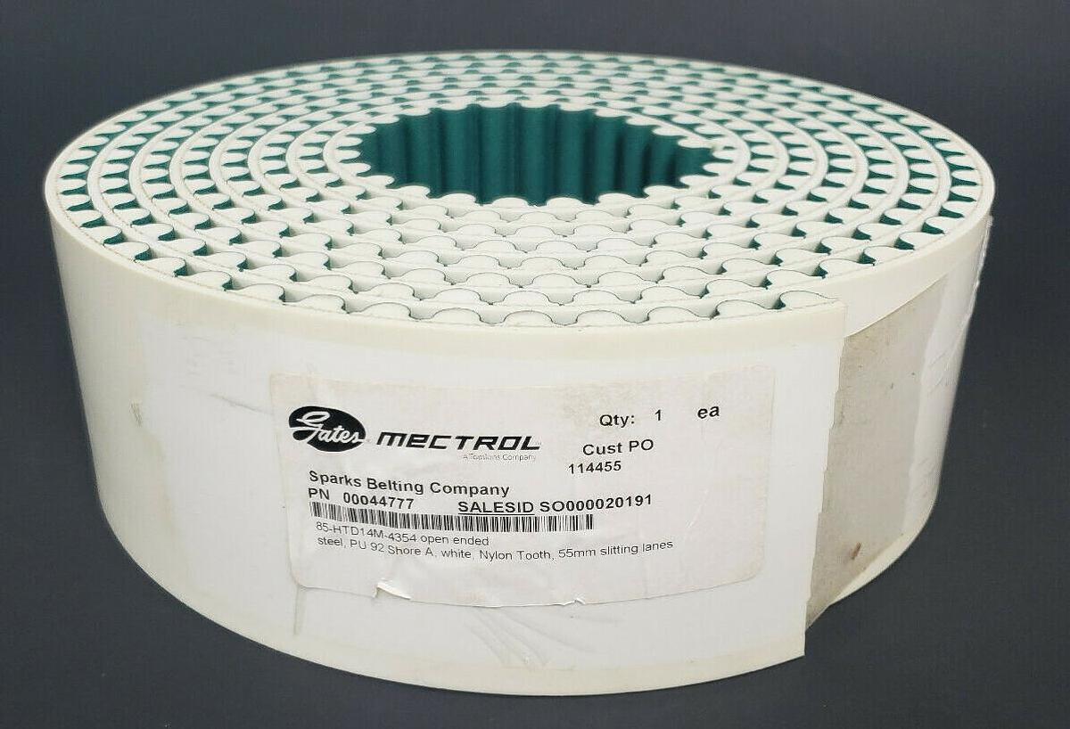 Used GATES MECTROL SPARKS 85-HTD14M-4354 BELT SPVBO15589|11 00044777 14MM 3-3/8" 14FT