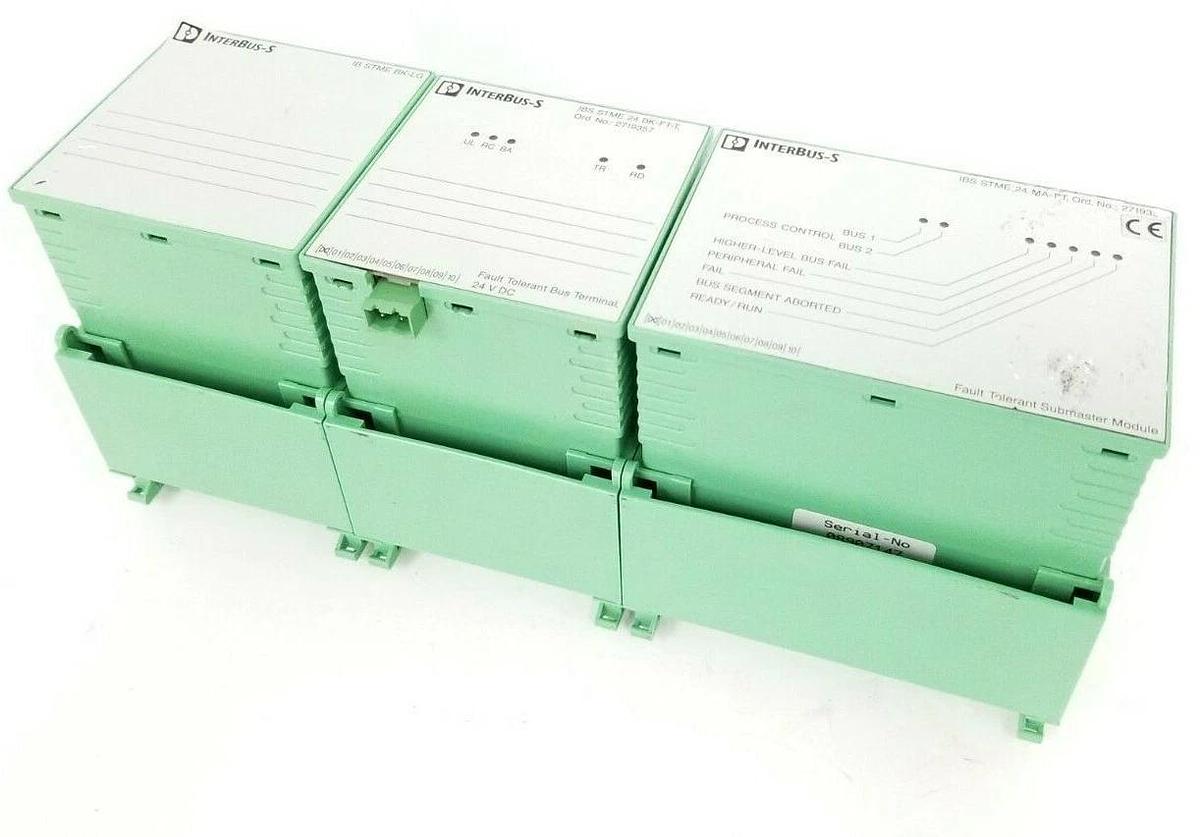 Used PHOENIX CONTACT NR. 2722616 IBS-ST-24-SSC-T INTERBUS MODULE IBS STME 24 MA-FT