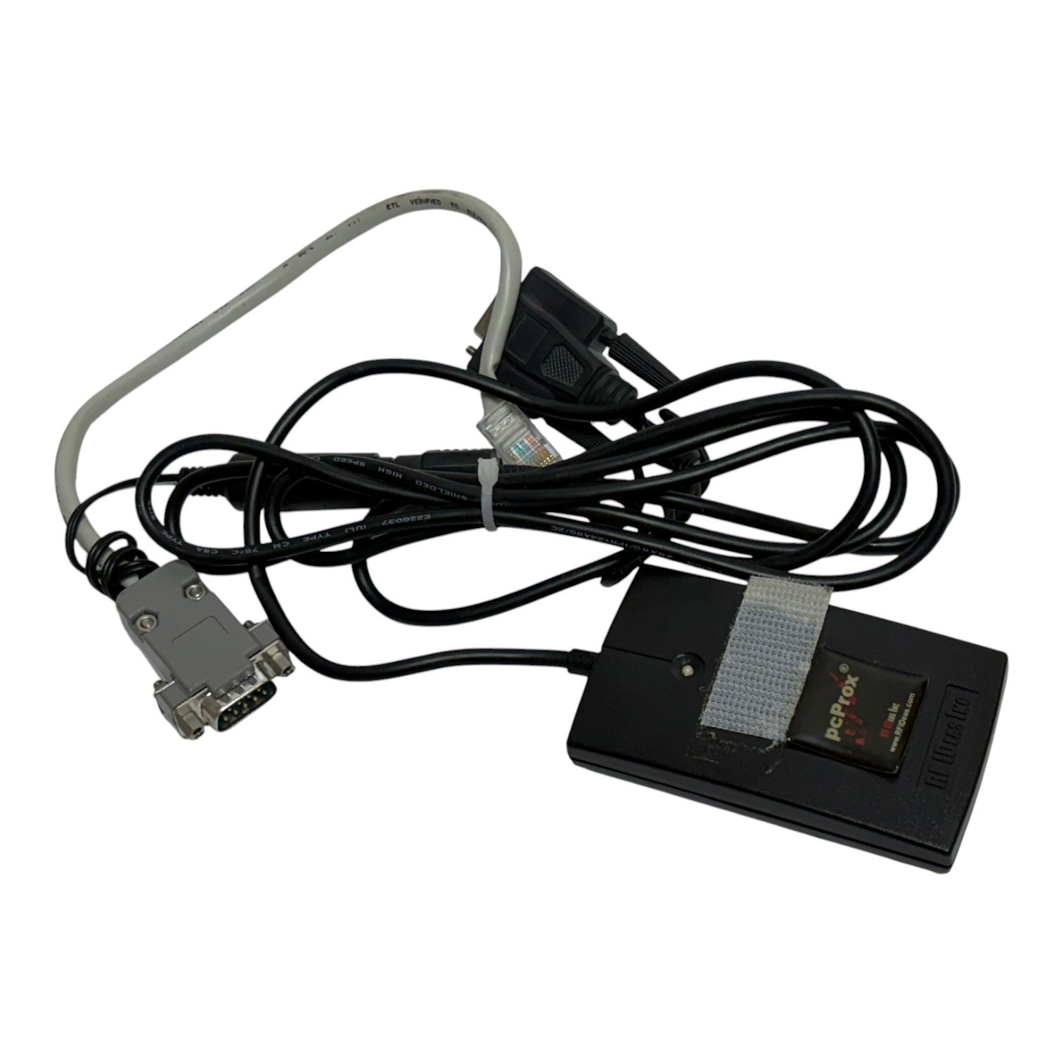 Used RF Ideas RDR-6081AK2 pcProx Desktop RFID Card Reader with Adapter Cable