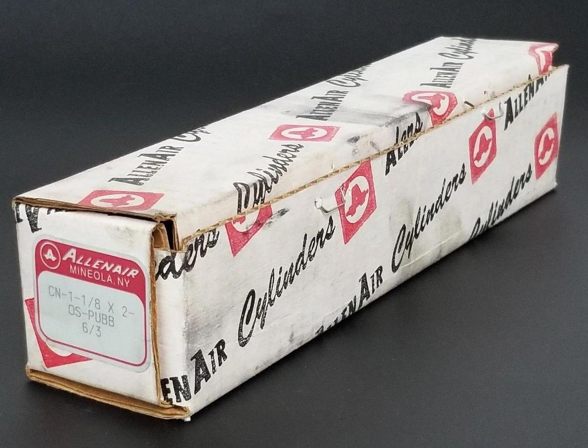 NIB ALLENAIR CN-1-1/8 X 2-OS-PUBB PNEUMATIC CYLINDER