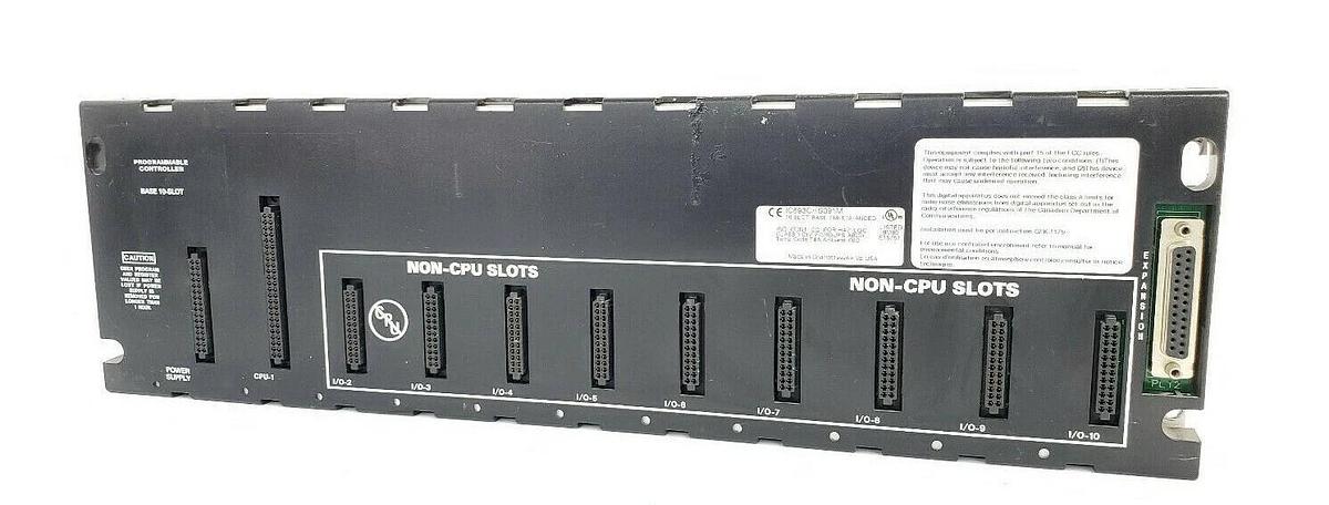 Used GE FANUC IC693CHS391M IC693CHS391M CPU MODULE BASE 10-SLOT EMI ENHANCED