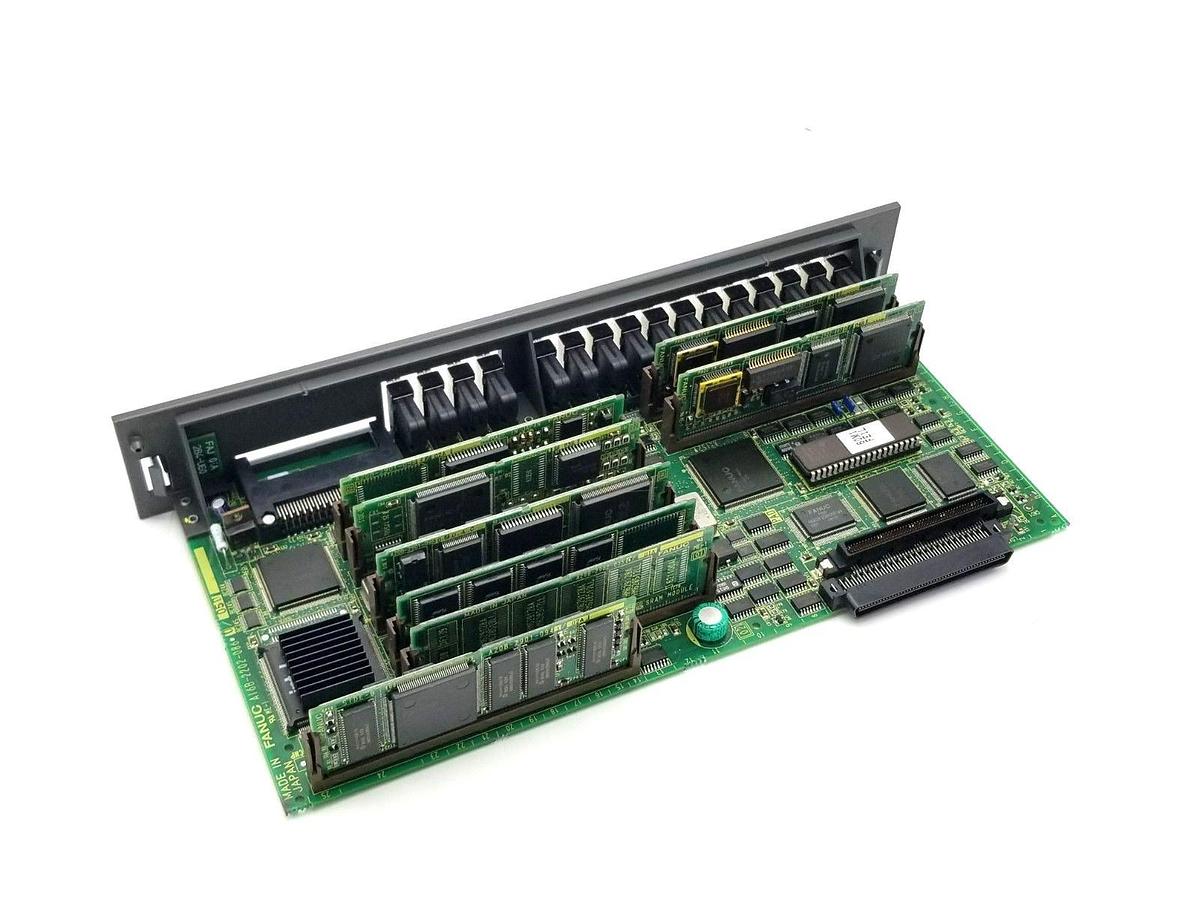 Used FANUC A16B-2202-0860 / 05D 18B 4 AXIS MAIN CPU BOARD A16B2202086005D W/MODULES