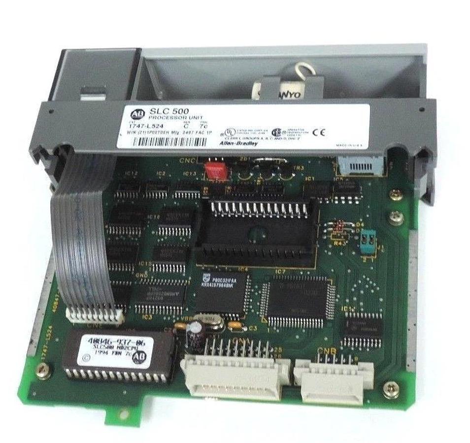 Used ALLEN BRADLEY 1747-L524 PROCESSOR UNIT 1747L524 SER. C FRN. 7C