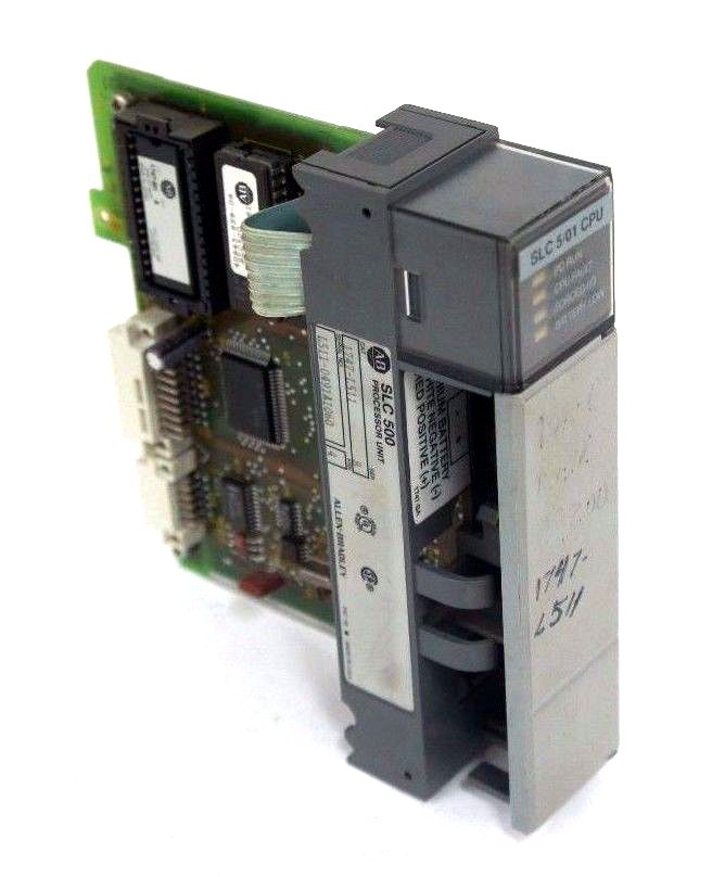 Used ALLEN BRADLEY 1747-L511 SER. B, FRN. 4 PROCESSOR UNIT W/ 1747-M1 & 40845-939-06