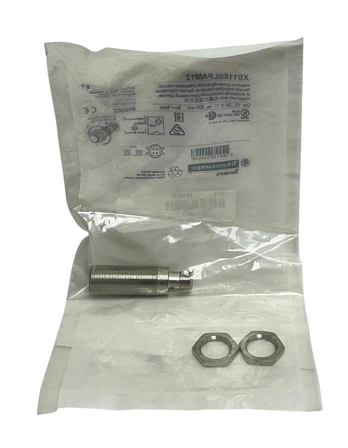 Used 5 TELEMECANIQUE XS118BLPAM12 INDUCTIVE PROXIMITY SENSORS 12-24VDC 200mA 5mm NSFS