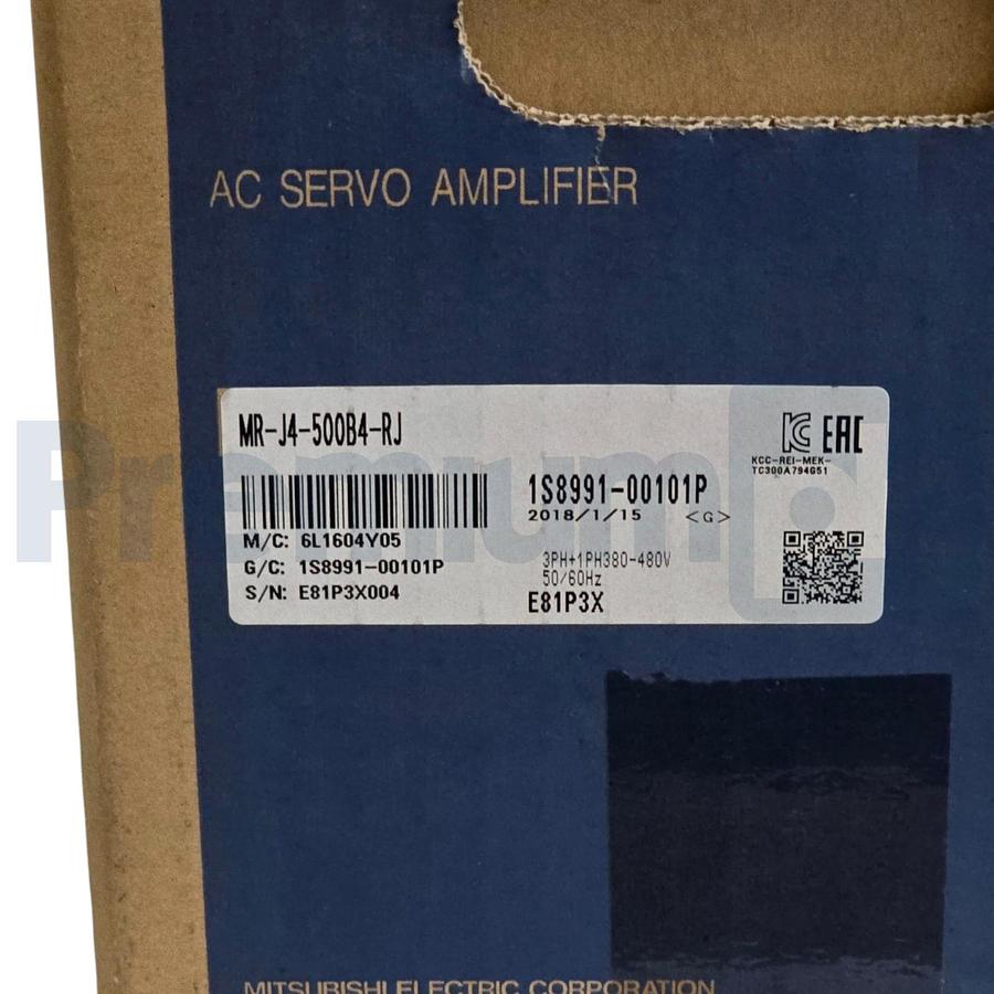 Used Mitsubishi MR-J4-500B4-RJ AC Servo Amplifier Drive 3Ph 480V 5kW MRJ4500B4RJ NSMP