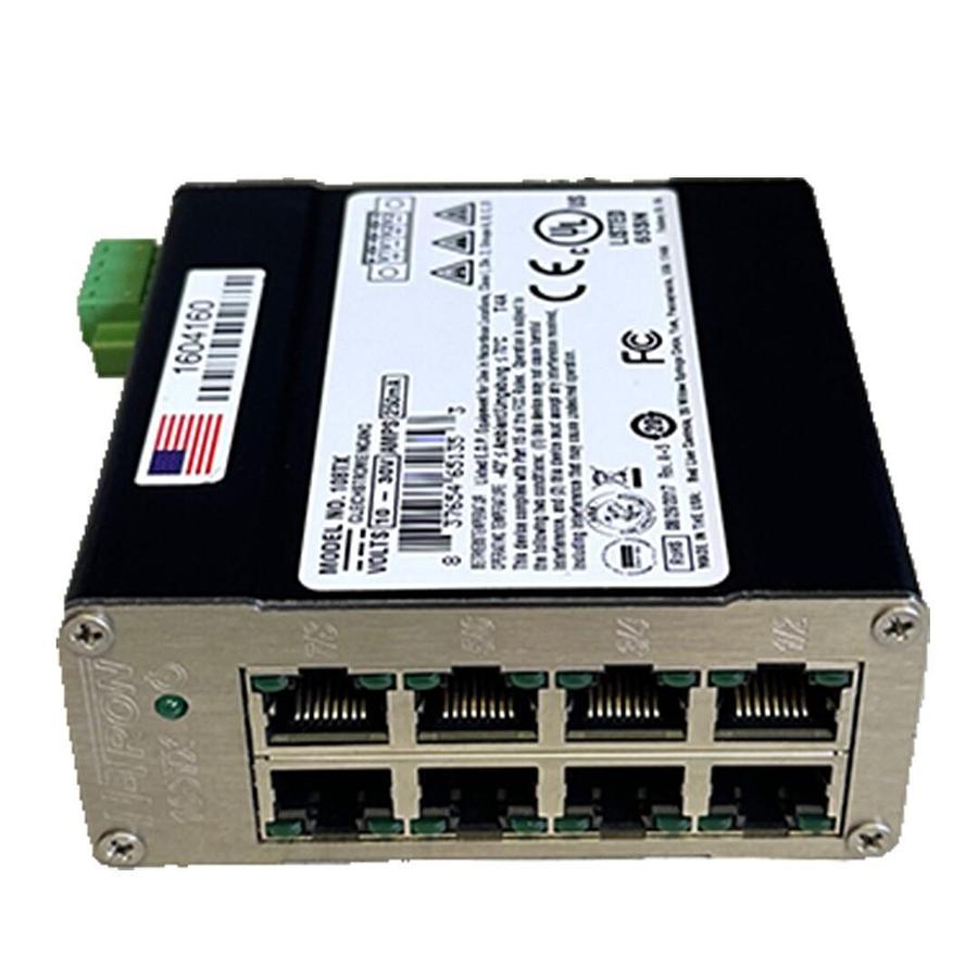 Used NEW RED LION N-TRON 108TX 8-PORT INDUSTRIAL ETHERNET SWITCH 10-30V 250mA