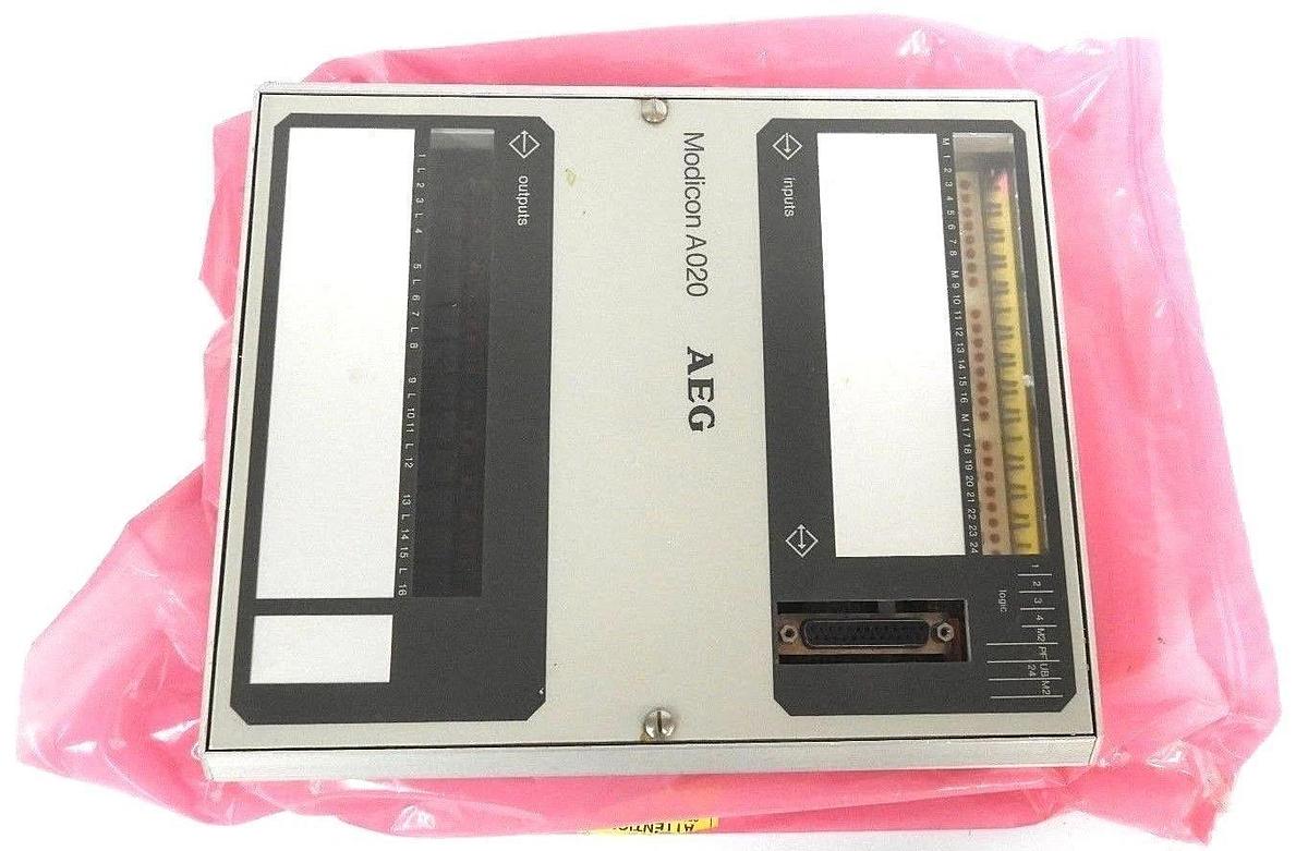 Refurbished AEG GOULD MODICON A020/E/24V 7628-200596.08 LOGISTAT EXTENSION 24V - REPAIRED