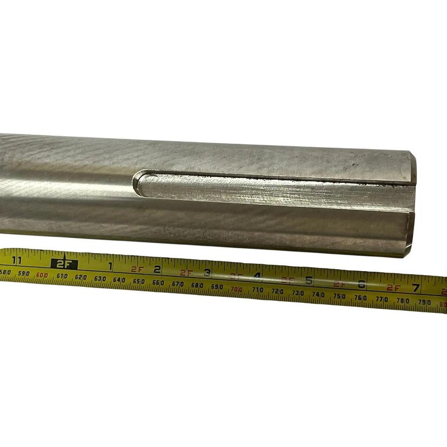 30.75" Industrial Drive Shaft 2.5" to 2" Stepped Steer Axle Keyed Transmission