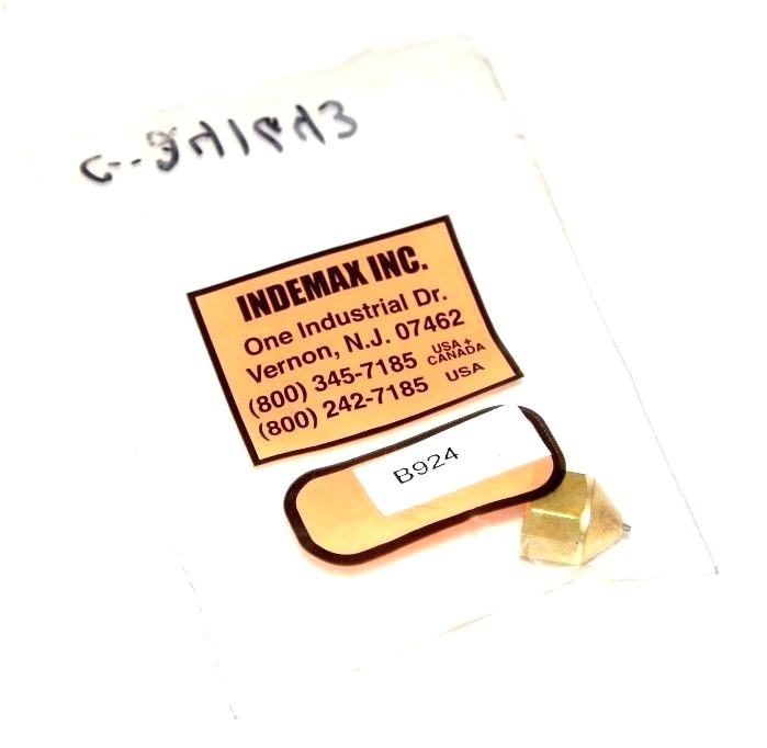 Used NEW INDEMAX B924 NOZZLE TIP, 5-44 THREAD, 5/32 HEX
