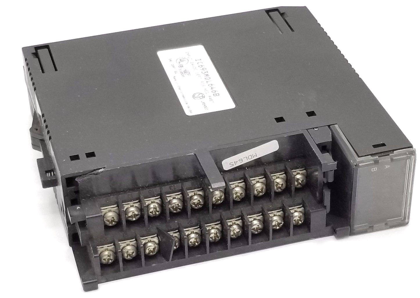 Used GE FANUC IC693MDL646B INPUT MODULE 24VDC 16PT POS/NEG FAST MISSING DOOR
