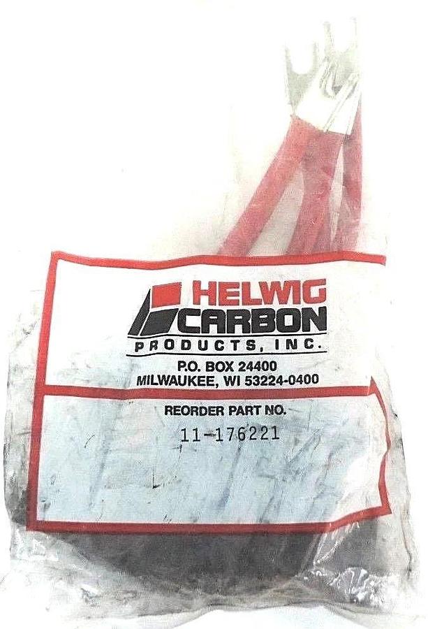 Used BAG OF 4 NEW HELWIG CARBON 11-176221 CARBON BRUSHES 11176221
