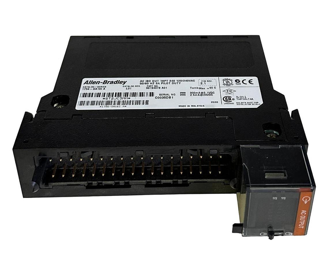 Used ALLEN BRADLEY 1756-OA16I /A ControlLogix 16-PT ISOLATED OUTPUT MODULE 1756OA16I
