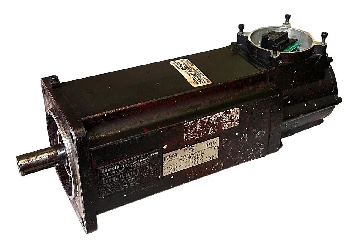 Used REXROTH MKE098B-047-GP0-BUNN / R911330073 HAZARDOUS LOCATION SERVO MOTOR 3-PHASE