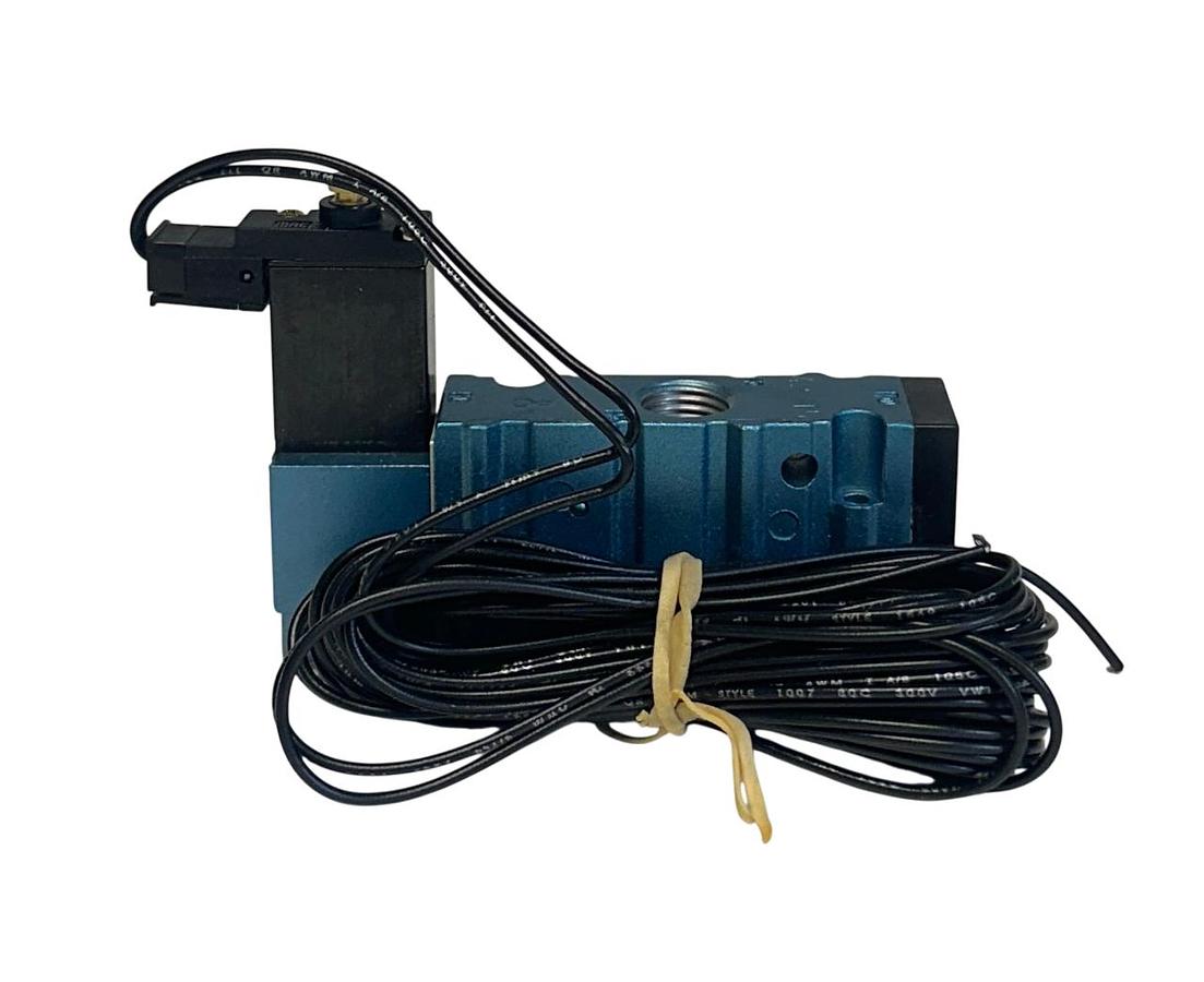 Used HEUFT MAC HPP100075ST SOLENOID VALVE 24VDC COIL 20-120PSI 3/2 WAY NSNP