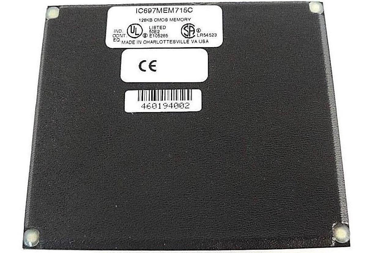 Used NIB FANUC IC697MEM715C 128K CMOS MEMORY MODULE CMSA1 44A724851-G01